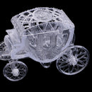 Pack of 12pcs Crystal Horse Carriage Shape Candy Boxes Party Favor