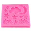 Lovely Cloud Star Moon Sugarcraft Fondant Baking Mould Mold Chocolate Cake DIY Tool