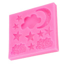 Lovely Cloud Star Moon Sugarcraft Fondant Baking Mould Mold Chocolate Cake DIY Tool