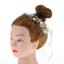 Korean Women's Fangle Fower Leaf Ornament Bridal Charming Exquisite Accessory