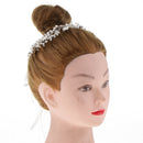 Korean Women's Fangle Fower Leaf Ornament Bridal Charming Exquisite Accessory