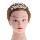 Girls Princess Party Mini Tiara Crown with Comb Pearls Costume Accessories