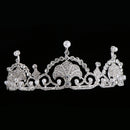 Princess Crystal Pearls Hair Crown Tiara Headband Wedding Bridal Headpiece