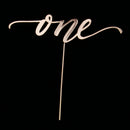 Glitter ONE Cake Topper - 1st Birthday Cake Topper Cake Decoration