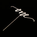 Glitter ONE Cake Topper - 1st Birthday Cake Topper Cake Decoration