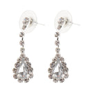 Bridal Wedding Necklace Rhinestone Crystal Earrings Wedding Jewelry Set