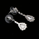 Bridal Wedding Necklace Rhinestone Crystal Earrings Wedding Jewelry Set