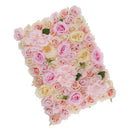 Artificial Rose Hydrangea Peony Flower Wall Panels Champagne