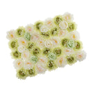 Romantic Artificial Rose Flower Wall Panels Wedding Venue Background Decor