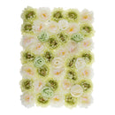 Romantic Artificial Rose Flower Wall Panels Wedding Venue Background Decor