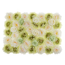Romantic Artificial Rose Flower Wall Panels Wedding Venue Background Decor