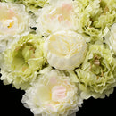 Romantic Artificial Rose Flower Wall Panels Wedding Venue Background Decor