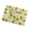 Romantic Artificial Rose Flower Wall Panels Wedding Venue Background Decor