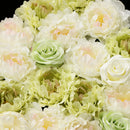 Romantic Artificial Rose Flower Wall Panels Wedding Venue Background Decor