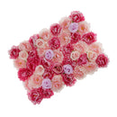 3D Artificial Rose Flower Wall Panels Wedding Background Photo Prop Decor