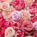 3D Artificial Rose Flower Wall Panels Wedding Background Photo Prop Decor