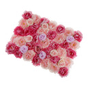3D Artificial Rose Flower Wall Panels Wedding Background Photo Prop Decor