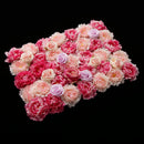 3D Artificial Rose Flower Wall Panels Wedding Background Photo Prop Decor