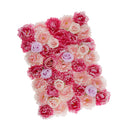 3D Artificial Rose Flower Wall Panels Wedding Background Photo Prop Decor