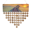 Wooden Bridge Theme Birthday Planner Calendar Board Wooden Reminder Plaque