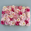 Artificial Flower Wall Panels Wedding Party Venue Decor Backdrops Rose Pink