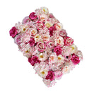 Artificial Flower Wall Panels Wedding Party Venue Decor Backdrops Rose Pink