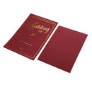 2pcs Set Wedding Day Evening Invitation Cards Wedding Reception Favors