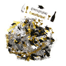Metallic Congratulation Champagne Glass Table Confetti School Grad Party Decor
