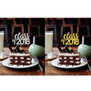 20pcs Class Of 2018 Cake Toppers Graduation Cupcake Picks Food Muffin Decor