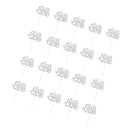 20pcs Class Of 2018 Cake Toppers Graduation Cupcake Picks Food Muffin Decor