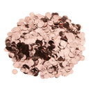 Rose Gold Metalic Foil Sparkling Round Table Confetti Scatter Wedding Decor