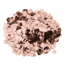 Rose Gold Metalic Foil Sparkling Round Table Confetti Scatter Wedding Decor