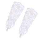 1 Pair Pearl Applique Gloves Wedding Bridal Evening Party Costume White