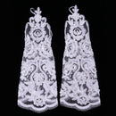 1 Pair Pearl Applique Gloves Wedding Bridal Evening Party Costume White