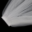 Bridal Wedding Tulle Veil 1 Tier Long Applique With Comb Wedding Acessories