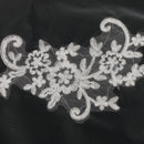 Wedding Veil Appliques Edge Chapel Long Bridal Veils With Comb Accessories