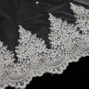 Wedding Veil Appliques Edge Chapel Long Bridal Veils With Comb Accessories