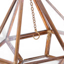 Vintage Mini Vertebral Metal Geometric Terrarium Box Succulent Plant Planter