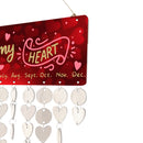 You are My Heart Reminder Calendar Family Birthday Board Planner DIY Craft