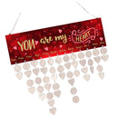 You are My Heart Reminder Calendar Family Birthday Board Planner DIY Craft