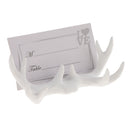 Novelty Resin Antler Design Name Card Clip Place Card Table Number Holder Decor