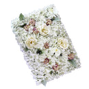 Artificial Flower Wall Panels Wedding Venue Decoration Backdrop White&Purple