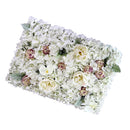 Artificial Flower Wall Panels Wedding Venue Decoration Backdrop White&Purple