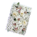 Artificial Flower Wall Panels Wedding Venue Decoration Backdrop White&Purple
