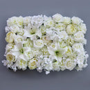 Artificial Rose Peony Lily Flower Wall Panels Wedding Decoration