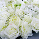 Artificial Rose Peony Lily Flower Wall Panels Wedding Decoration