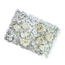 Artificial Silk Flower Wall Panels Wedding Party Venue Decor Backdrops White