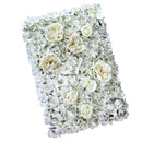 Artificial Silk Flower Wall Panels Wedding Party Venue Decor Backdrops White