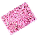 Artificial Flower Wall Panels Wedding Venue Decor Photography Backdrops Pink