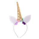 Kids Girls Glitter Unicorn Horn Daisy Headband Party Cosplay Accessories